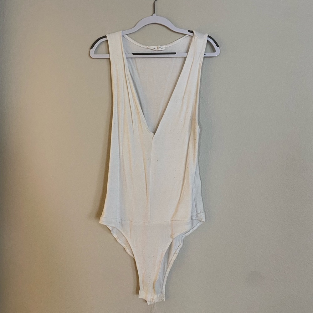 White Lowkey Body Suit